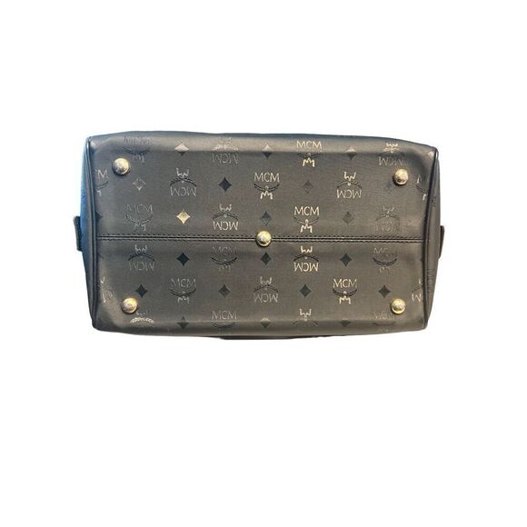 MCM Black Boston Monogram Handbag - Picture 5 of 16